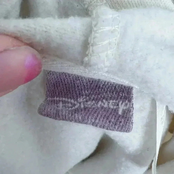 Disney Y2K Mickey Mouse White and Silver Zip Up Hoodie Women's Size 1X - Picture 5 of 8